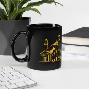 Black Glossy Mug (Shah Do Shamashira Mosque)