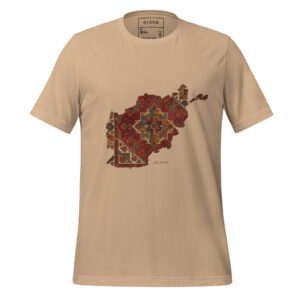 Unisex t-shirt (Afghanistan's Map)